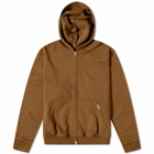 Represent Men's Blank Zip Hoody in Mustang