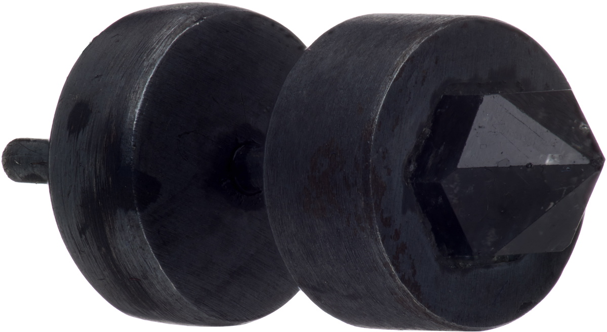 Parts of Four Herkimer Spike Single Stud Earring