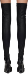 Rick Owens Lilies Black Porterville Cantilever 11 Tall Boots