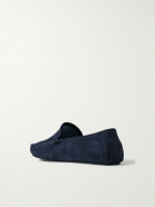 Thom Sweeney - Cashmere-Lined Suede Slippers - Blue