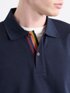 Paul Smith - Cotton-Piqué Polo Shirt - Blue