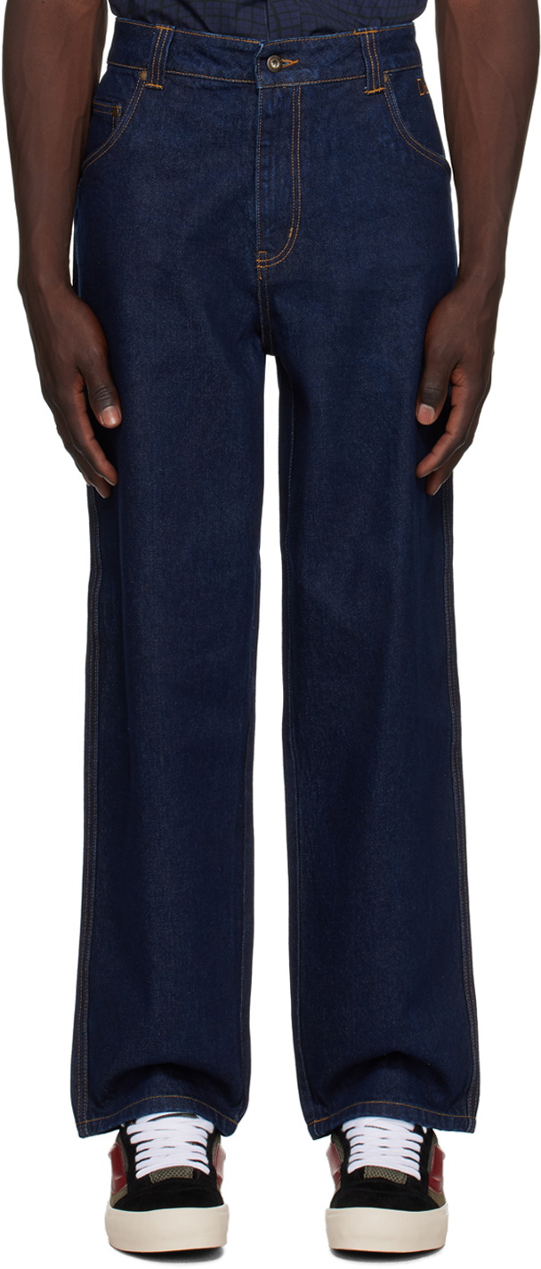 Dime Indigo Relaxed-Fit Jeans Dime