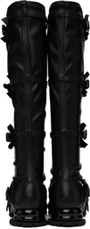 Kiko Kostadinov Black Ribbon Boots