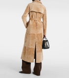 Blancha Shearling wrap coat
