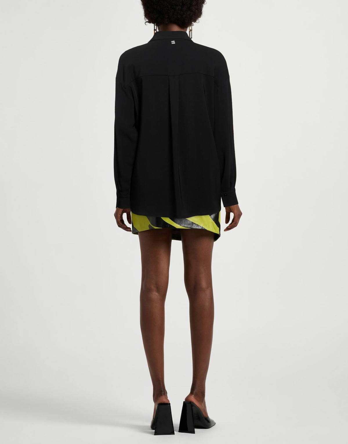 Manila Grace Womens Shirt in Black