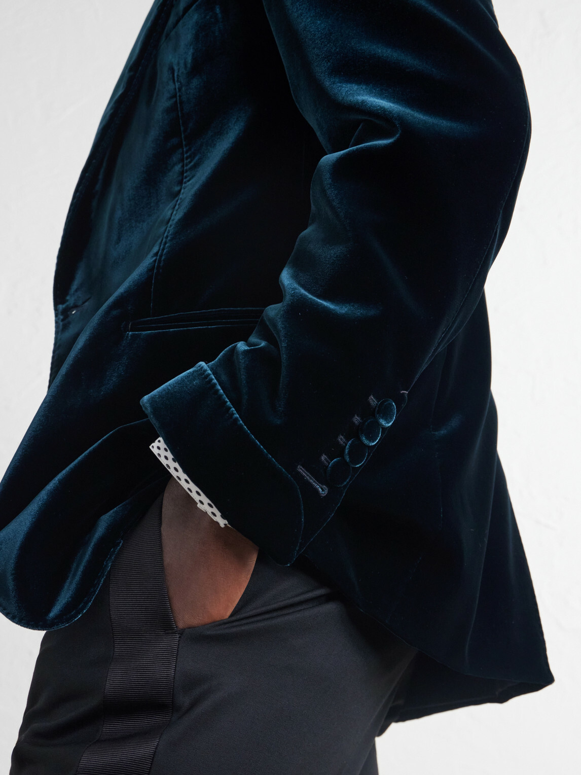 TOM FORD - Shelton Velvet Tuxedo Jacket - Green