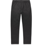 NN07 - Foss Tapered Pinstriped Flannel Trousers - Gray