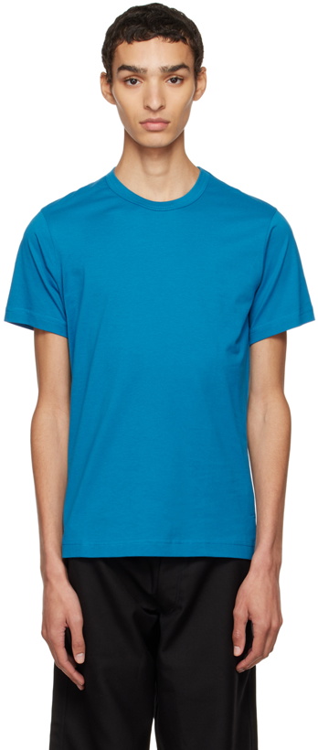 Photo: Comme des Garçons Shirt Blue Crewneck T-Shirt