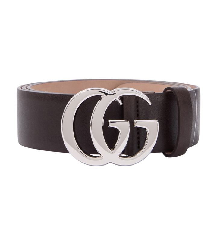 Photo: Gucci Flat Marmont leather belt