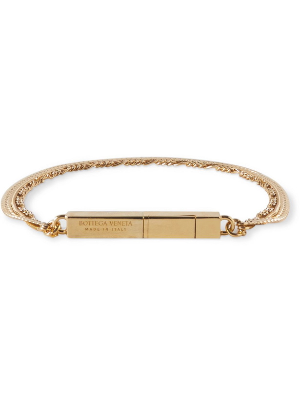 Photo: Bottega Veneta - Gold-Plated Chain Bracelet - Gold