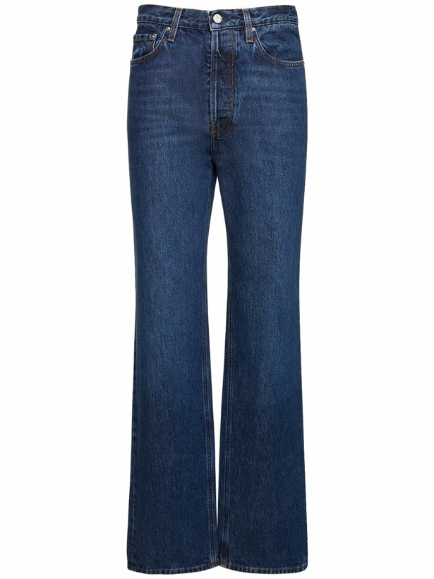 Photo: TOTEME - Classic Denim High Rise Straight Jeans
