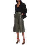 Off-White - Leather culottes