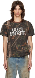 Praying Khaki 'God's Favorite' T-Shirt