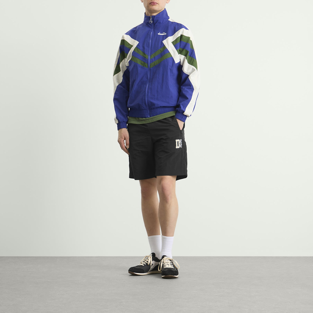 Diadora Men's Run Valley Shorts in Black