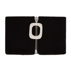 JW Anderson Black Wool Neck Band