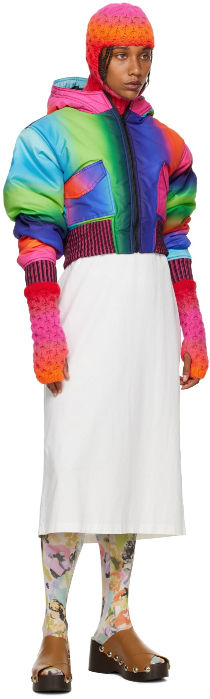 AGR Pink & Orange Hayley Fingerless Gloves