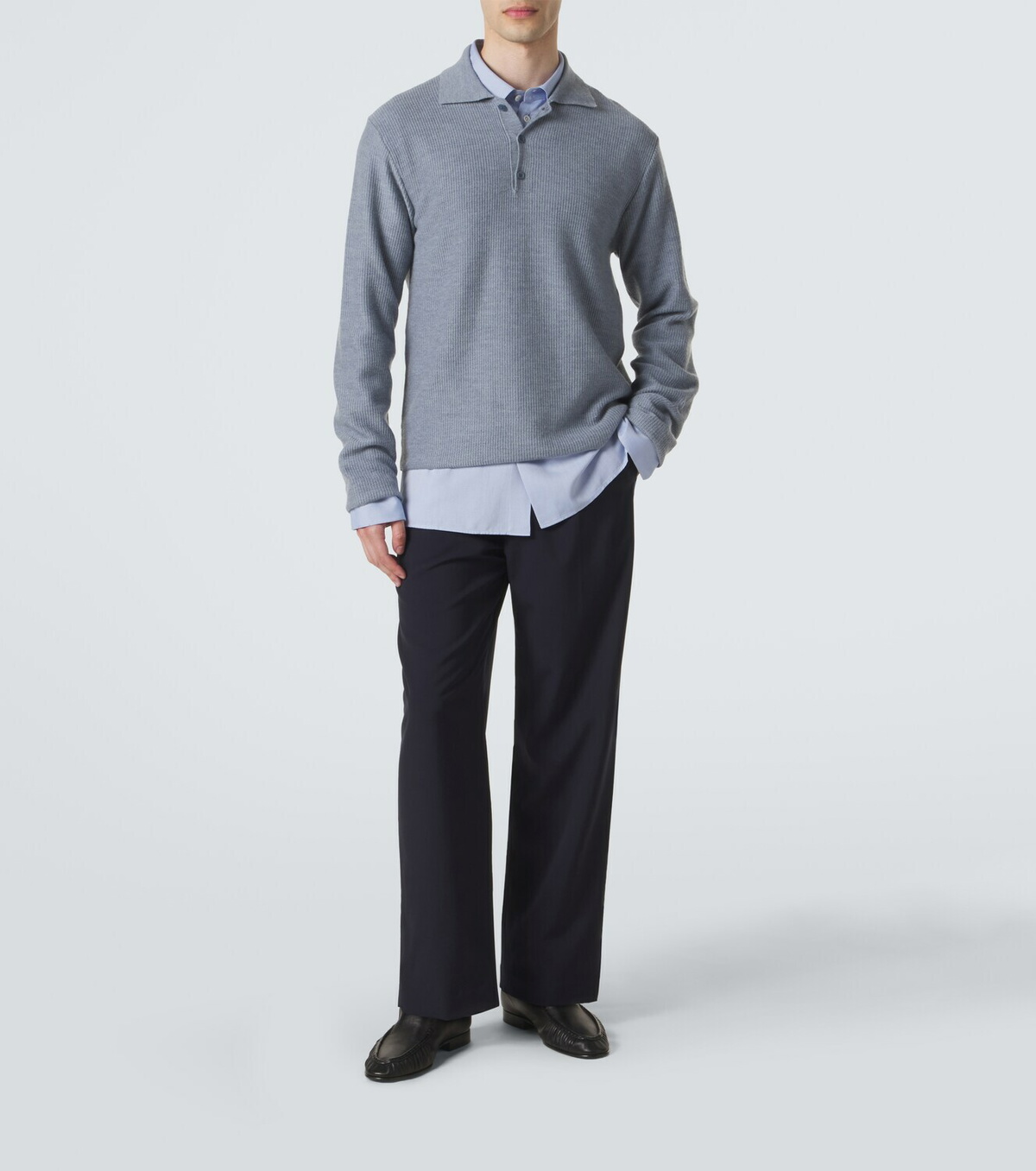 The Row Tarek virgin wool straight pants