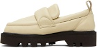 Dries Van Noten Off-White Padded Loafers