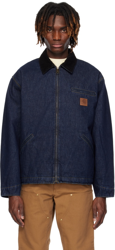 Photo: Carhartt Work In Progress Blue OG Detroit Denim Jacket