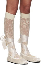 Ann Demeulemeester Off-White Paloma Ballerina Flats