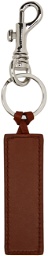 A.P.C. Brown Leather Keychain