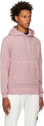 C.P. Company Pink Brushed & Emerized Hoodie