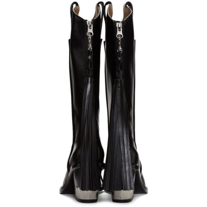 Toga Pulla Black Cowboy Boots