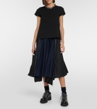 Sacai Pleated midi skirt