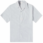 Alexander McQueen Men's Graffiti Print Vacation Shirt in Dove Grey/Tonal