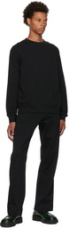 Dries Van Noten Black Cotton Sweatshirt