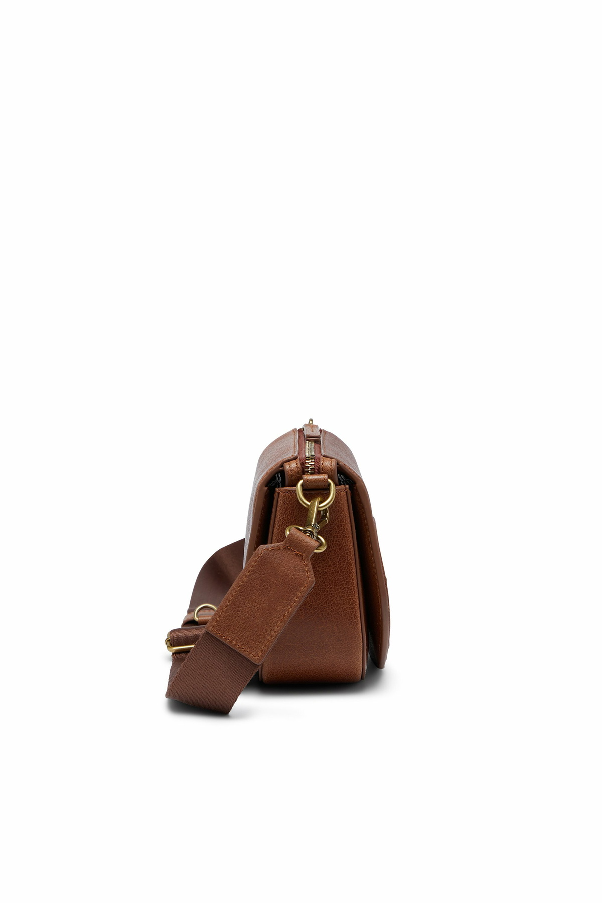 Diesel 1DR-Camera bag in pull-up leather - Crossbody Bags - Unisex - Brown