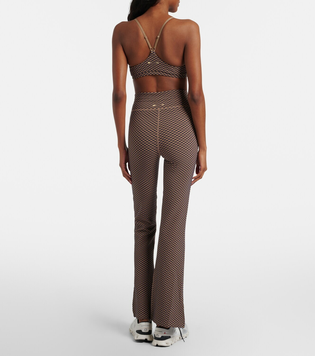 The Upside Zoe houndstooth sports bra