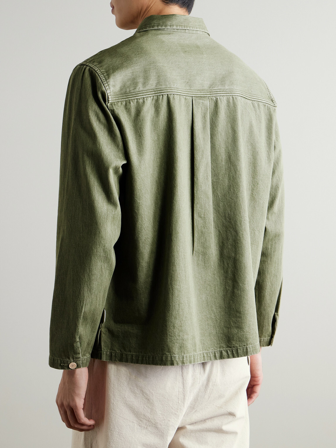 Folk - Meyer Cotton Overshirt - Green
