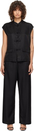 Sleeper Black Sakura Lounge Jacquard Pyjama Set