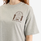 Damson Madder Women's Pour Over Coffee T-Shirt in Grey