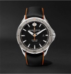 Baume & Mercier - Clifton Club Automatic 42mm Stainless Steel and Leather Watch, Ref. No. 10338 - Black