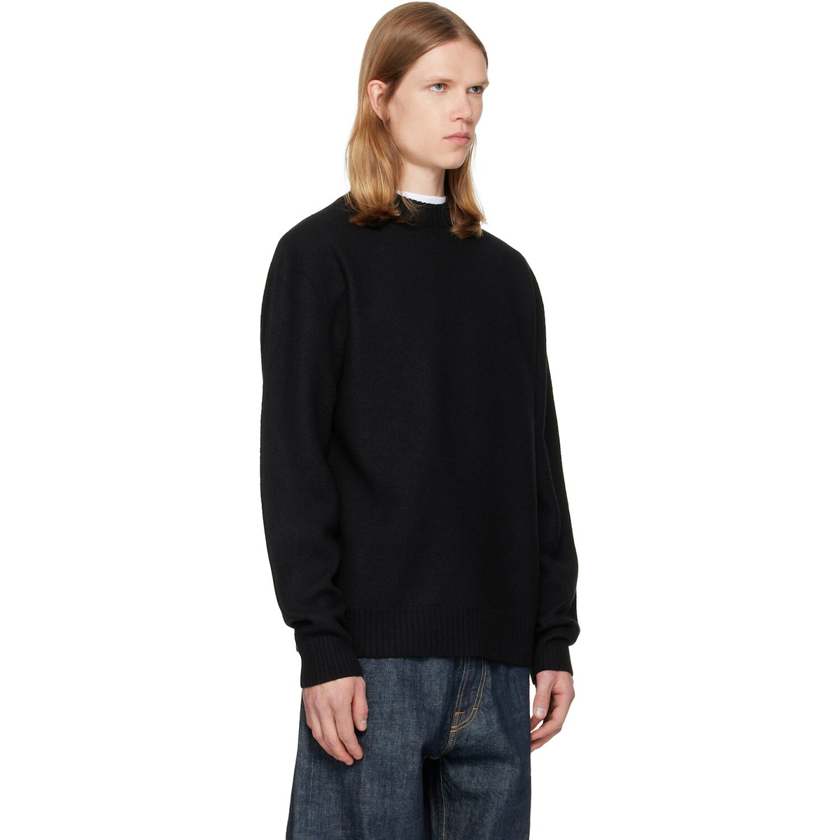 Jil Sander Black Wool Sweater