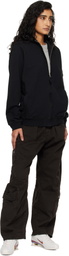 Stone Island Black 6100032 Malfilé Fleece Old Effect Hoodie