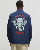Kenzo Light Coach Jacket Blue - Mens - Overshirts