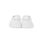 Givenchy White and Black Latex Band Urban Street Sneakers