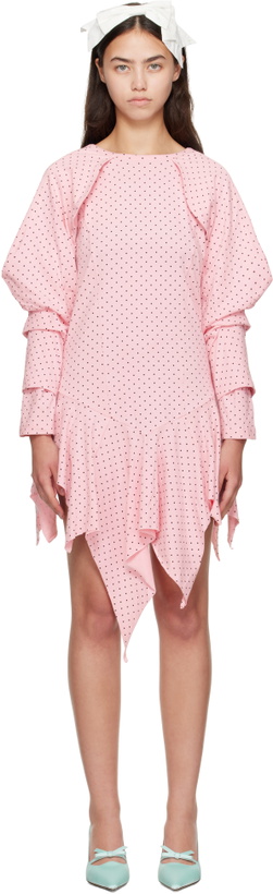 Photo: Ashley Williams Pink Wing Midi Dress