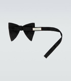 Gucci - Long silk faille bow tie