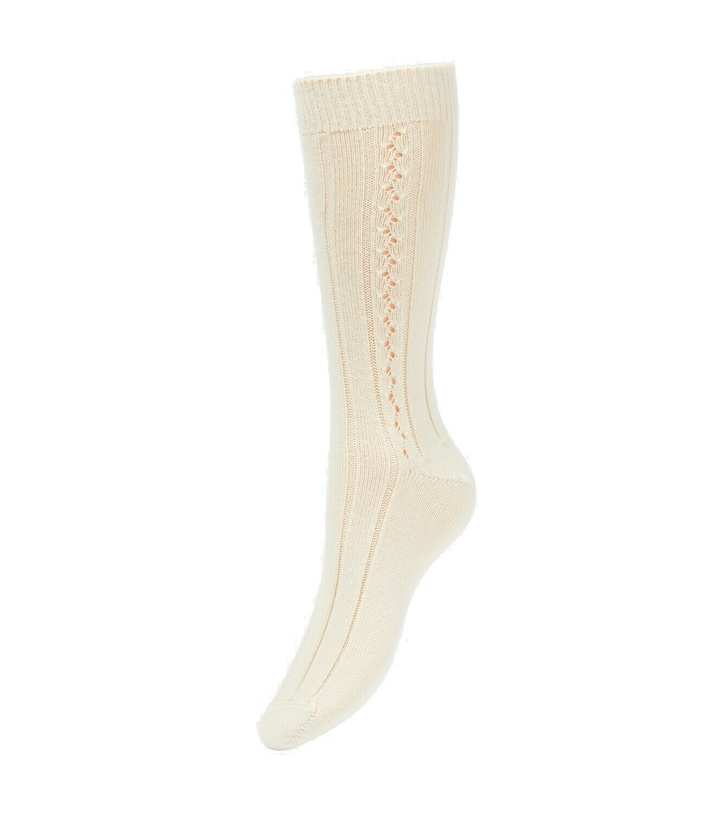 Photo: Loro Piana - Bobby ribbed-knit cashmere socks