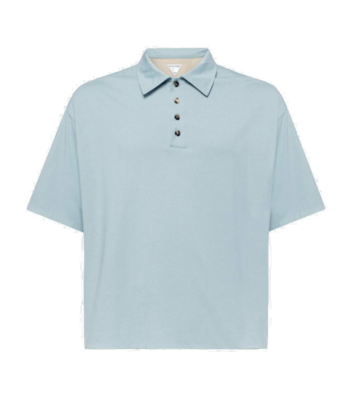 Photo: Bottega Veneta Cotton jersey polo shirt