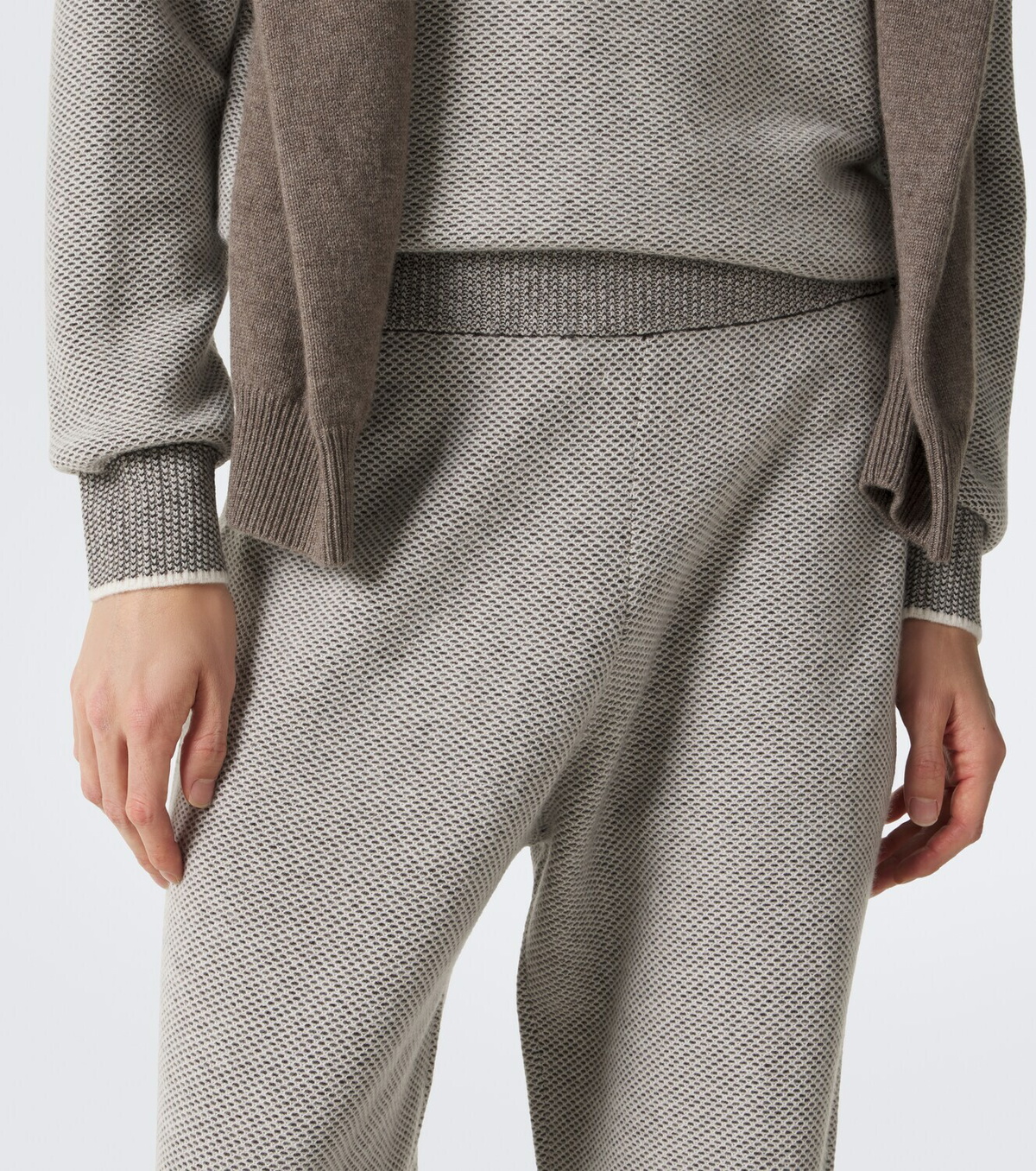 Arch4 Mr Banksy cashmere wide-leg pants
