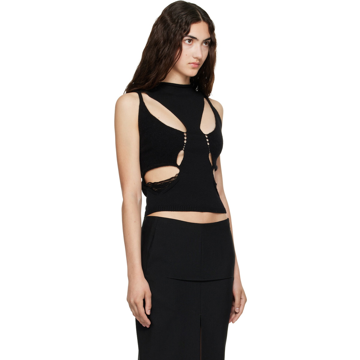 Rick Owens Black Tower Tanja Top