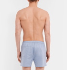 Acne Studios - Boxa Cotton-Chambray Boxer Shorts - Men - Blue