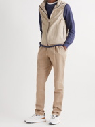 BRUNELLO CUCINELLI - Hooded Shell Gilet - Neutrals