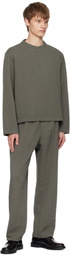 Craig Green Khaki Embroidered Linestitch Smock T-shirt