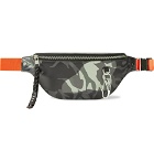 Alexander McQueen - Camouflage-Print Leather Belt Bag - Men - Army green